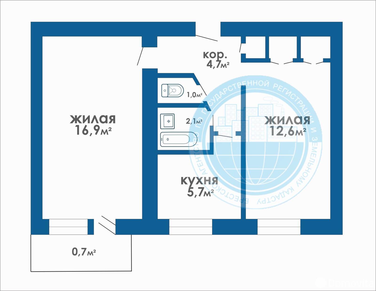 квартира, Барановичи, ул. Тельмана, д. 62 