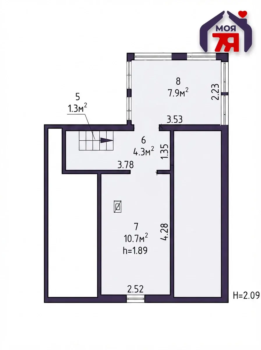 Купить 2-этажную дачу в Голубое небо Минская область, 49000BYN, код 186580 - фото 17