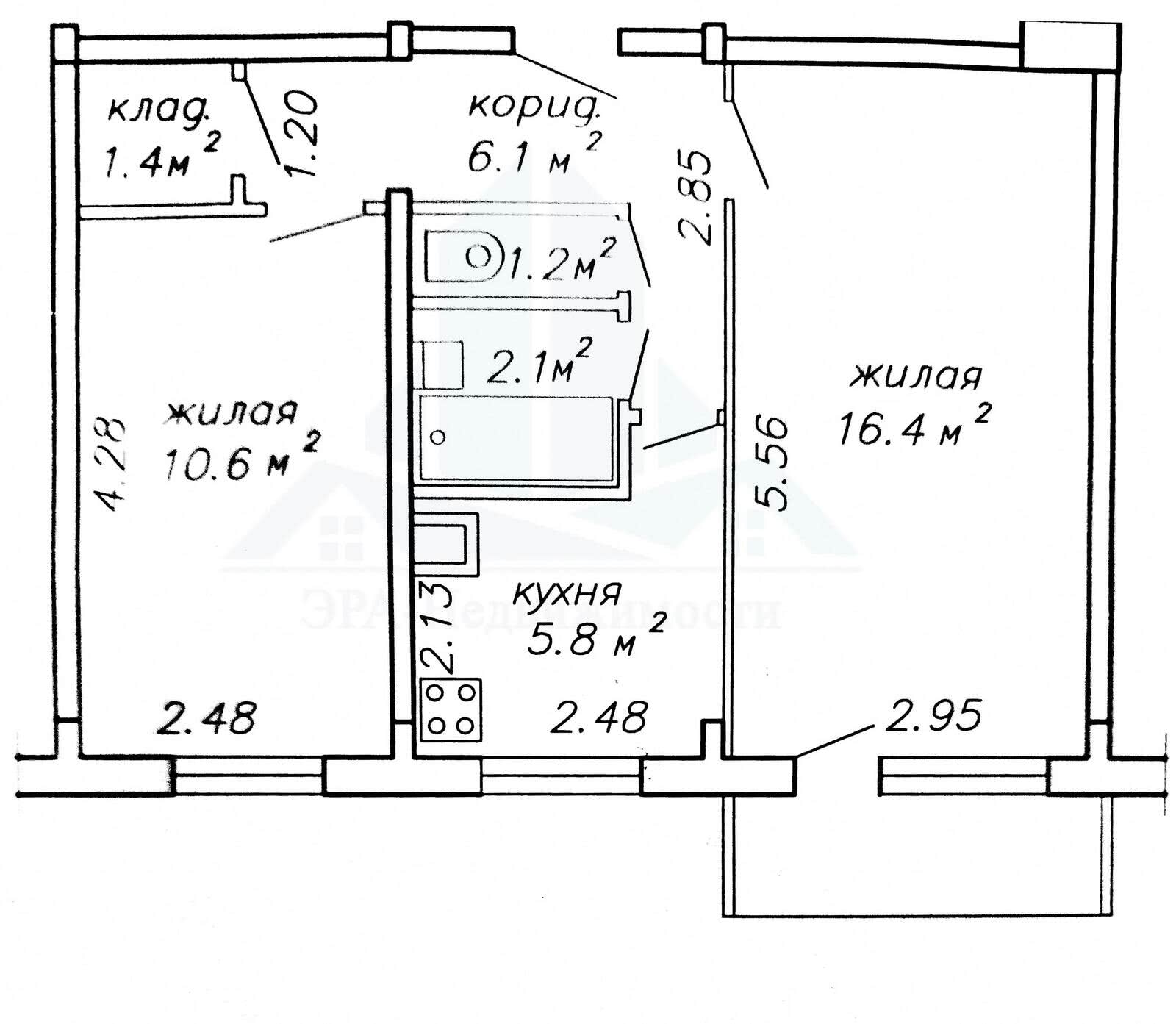 Купить 2-комнатную квартиру в Минске, ул. Данилы Сердича, д. 60, 66500 USD, код: 1056301 - фото 3