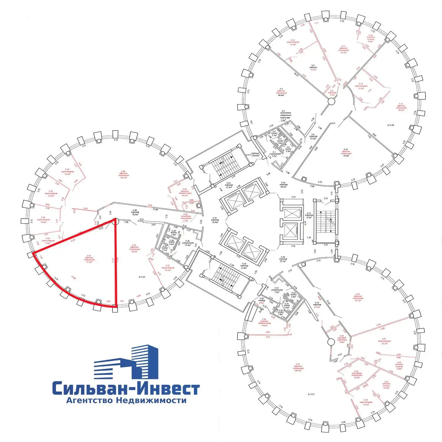 Купить офис на ул. Домбровская, д. 9 в Минске, 104439USD, код 9244 - фото 15