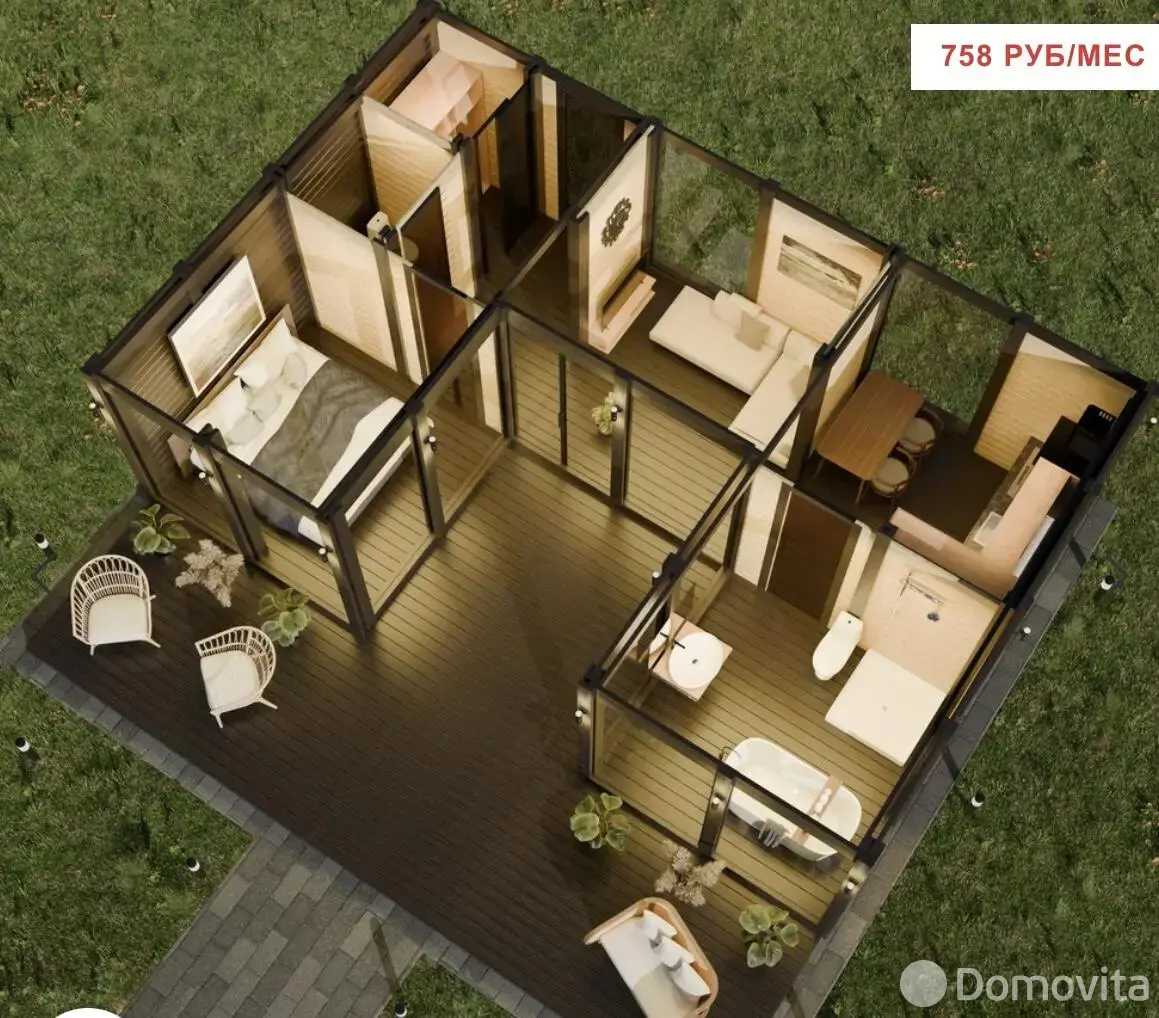 коттедж, Провжалы, , стоимость продажи 45 658 р.