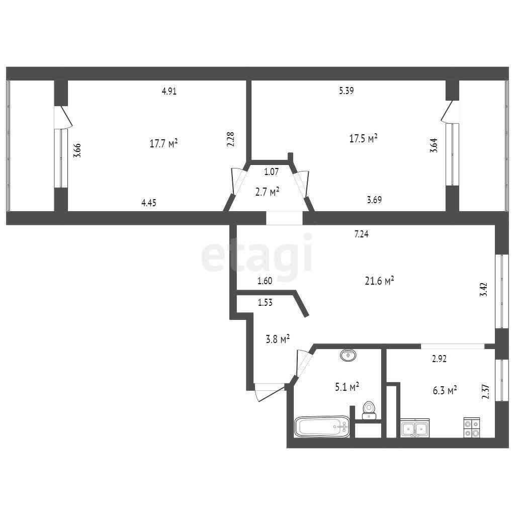 Стоимость продажи квартиры, Минск, ул. Кольцова, д. 32