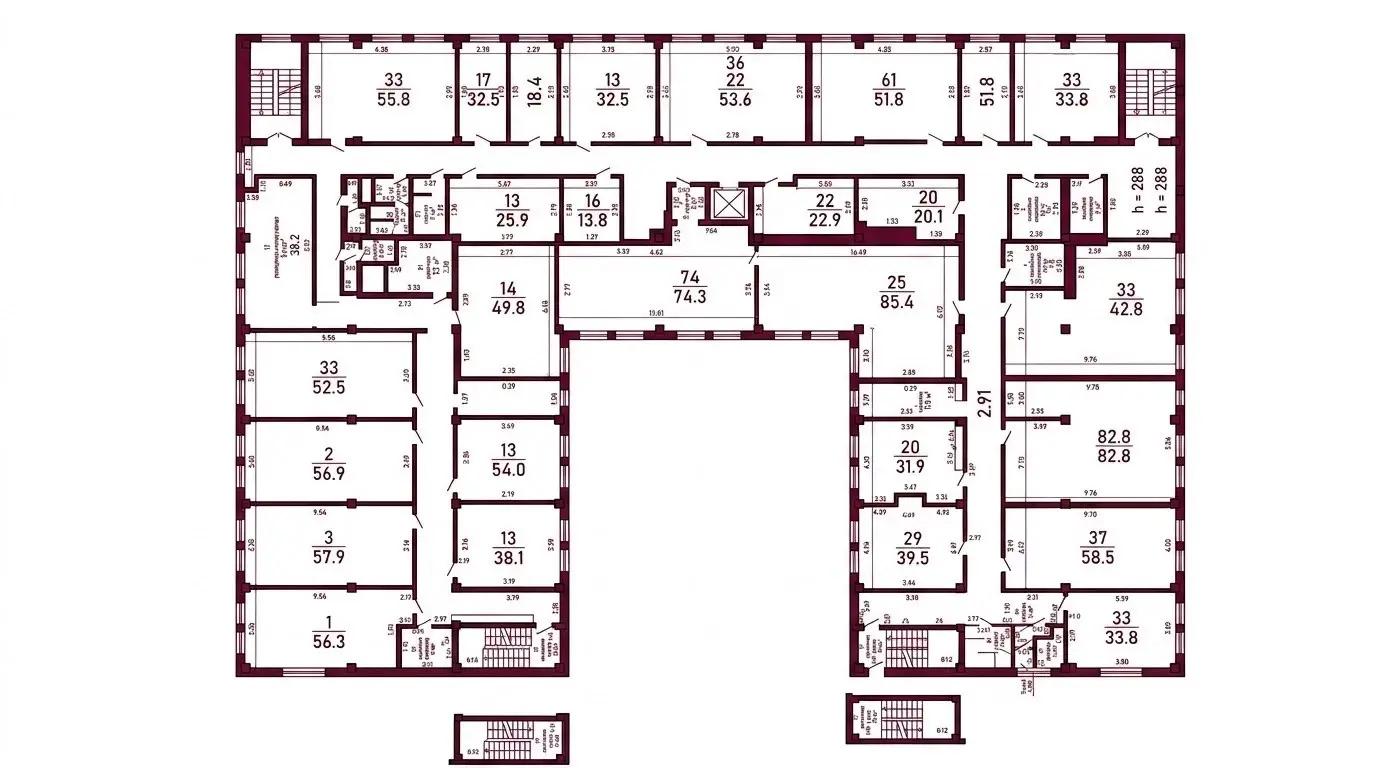 Аренда офиса на ул. Максима Горького, д. 87Б в Гродно, 50800BYN, код 17157 - фото 16