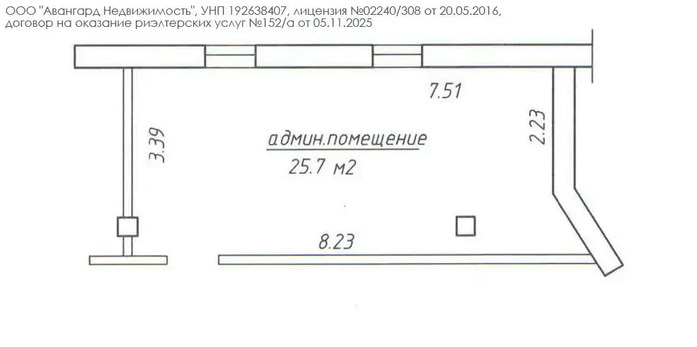 офис, Минск, ул. Академика Федорова, д. 1, стоимость аренды 667 р./мес.