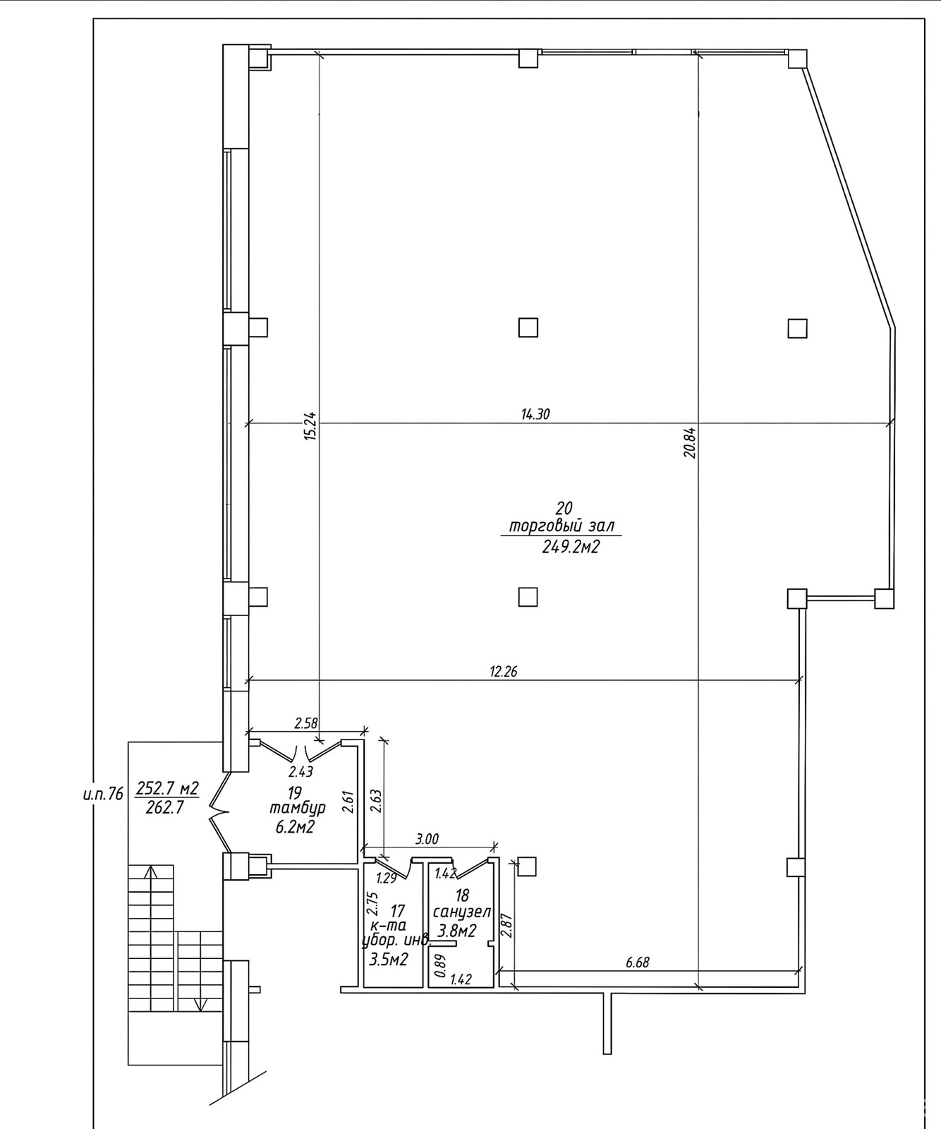 Снять торговую точку на ул. Притыцкого, д. 29 в Минске, 18389BYN, код 968781 - фото 2