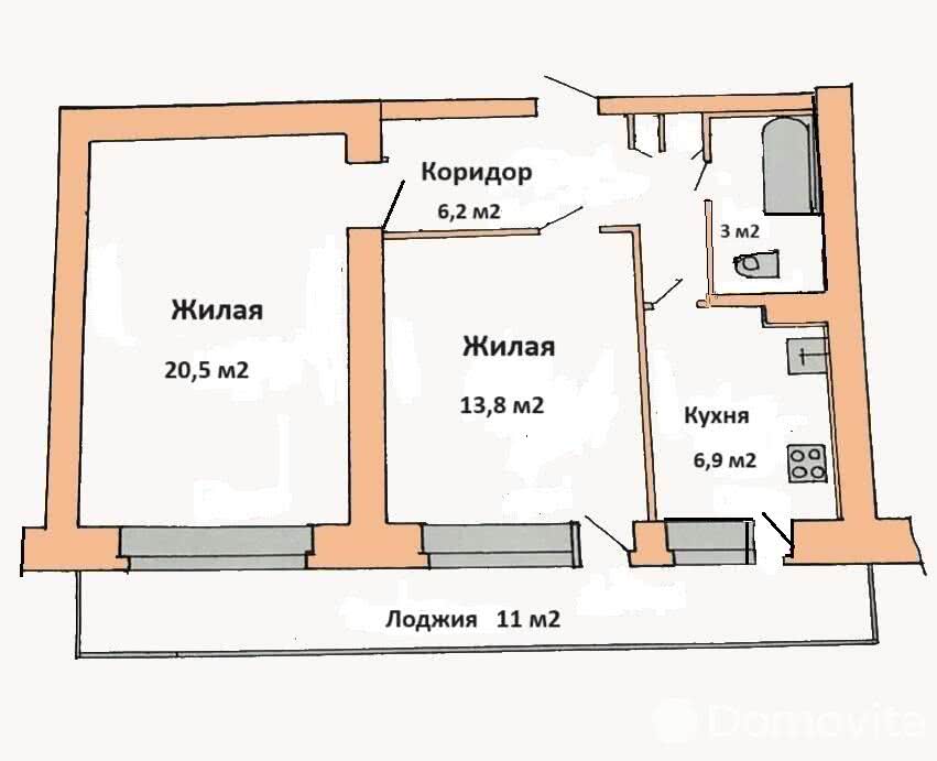 квартира, Минск, ул. Максима Богдановича, д. 143, стоимость продажи 261 729 р.