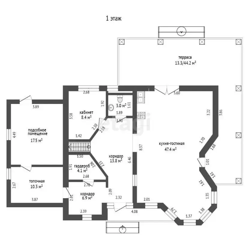 коттедж, Семково, ул. Литературная, стоимость продажи 1 027 740 р.