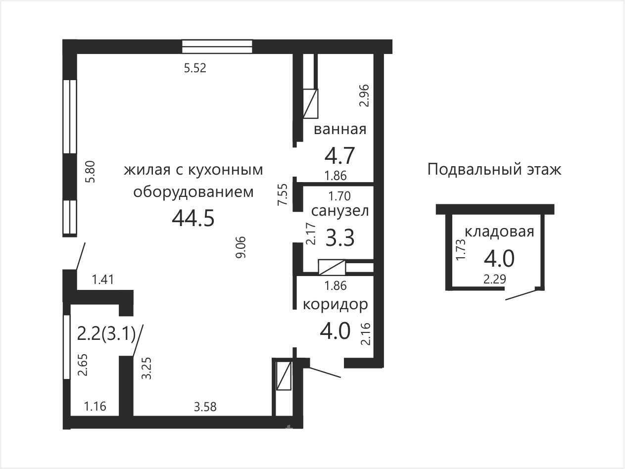 квартира, Минск, ул. Цвирко, д. 78 в Советском районе