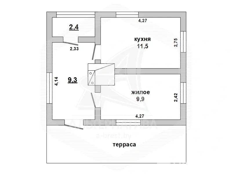 Продажа 1-этажной дачи в Южное Брестская область, 36700USD, код 183561 - фото 17