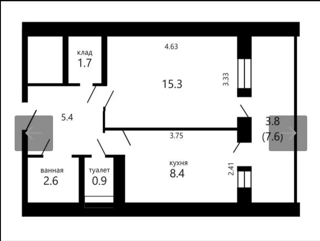 Снять 1-комнатную квартиру в Минске, ул. Максима Горецкого, д. 27, 450USD, код 150482 - фото 16