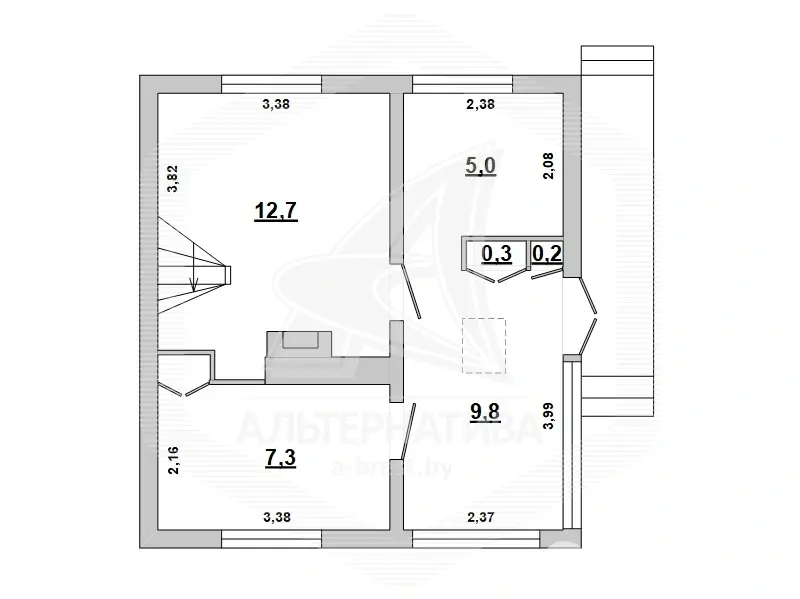Продажа 2-этажной дачи в Прогресс Брестская область, 17000USD, код 172747 - фото 16