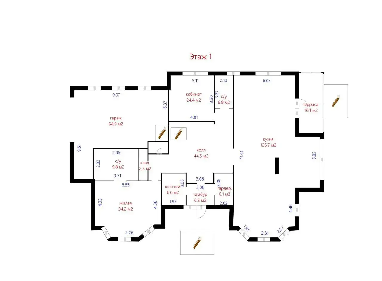 дом, Сосновая, пер. 1-й Придорожный, стоимость продажи 12 937 856 р.