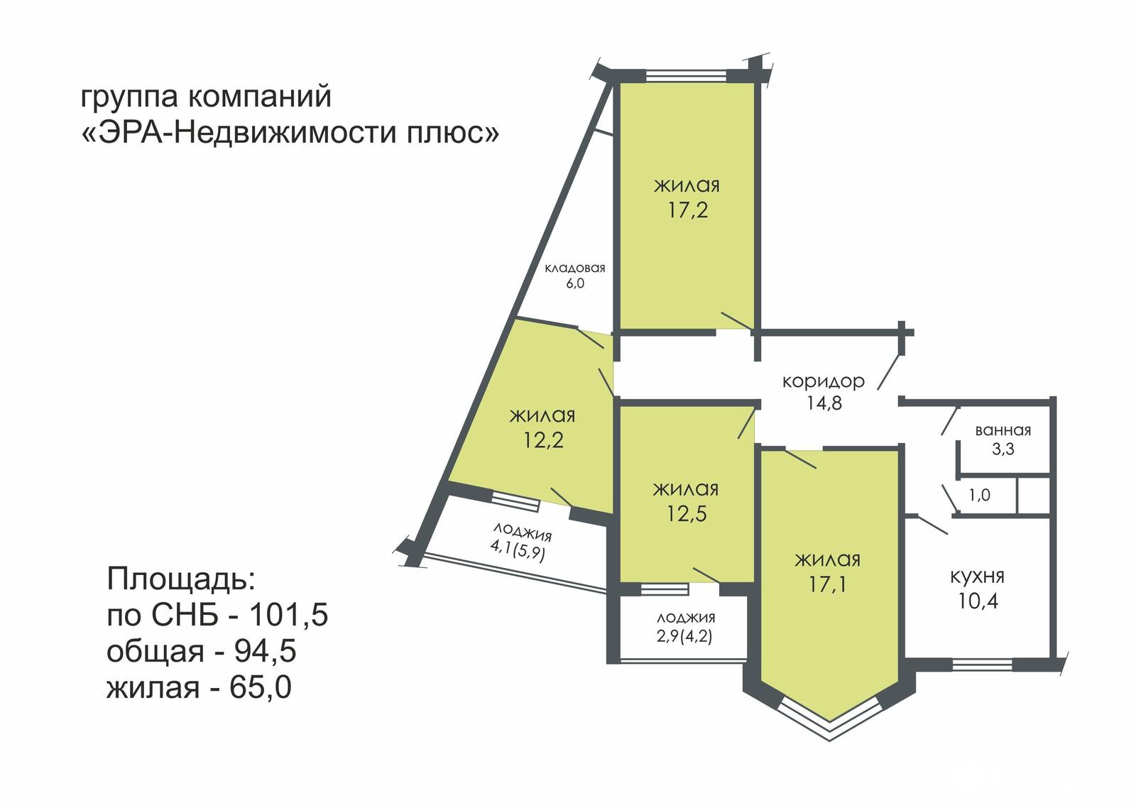 квартира, Минск, ул. Чайлытко, д. 19 