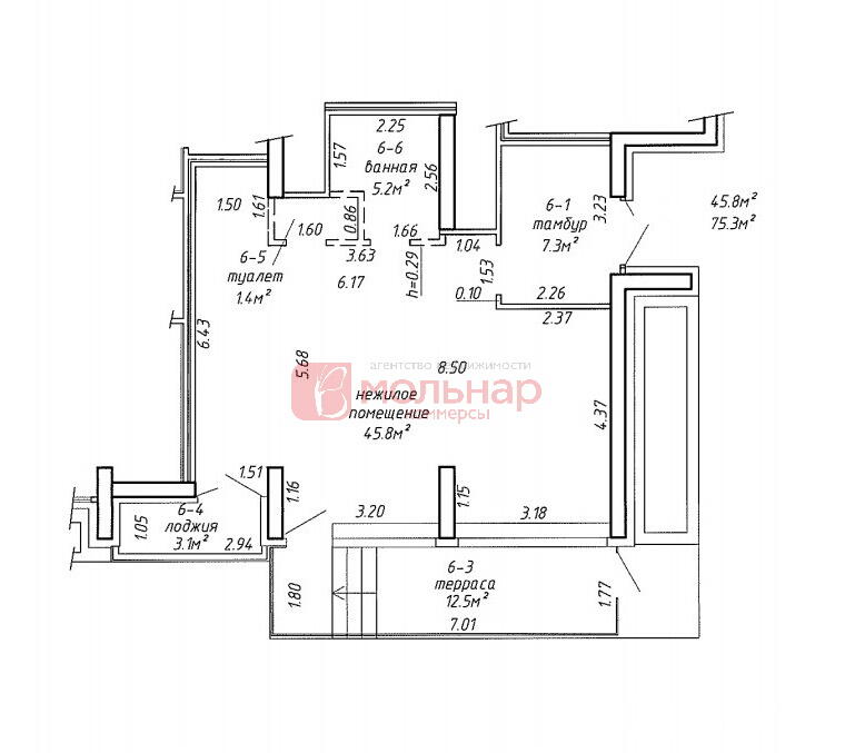 Аренда торговой точки на ул. Михаила Савицкого, д. 3 в Минске, 1054EUR, код 966235 - фото 1