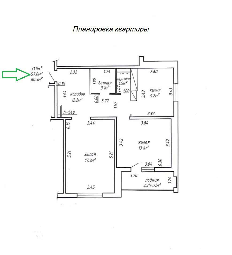 Стоимость продажи квартиры, Минск, ул. Карвата, д. 8