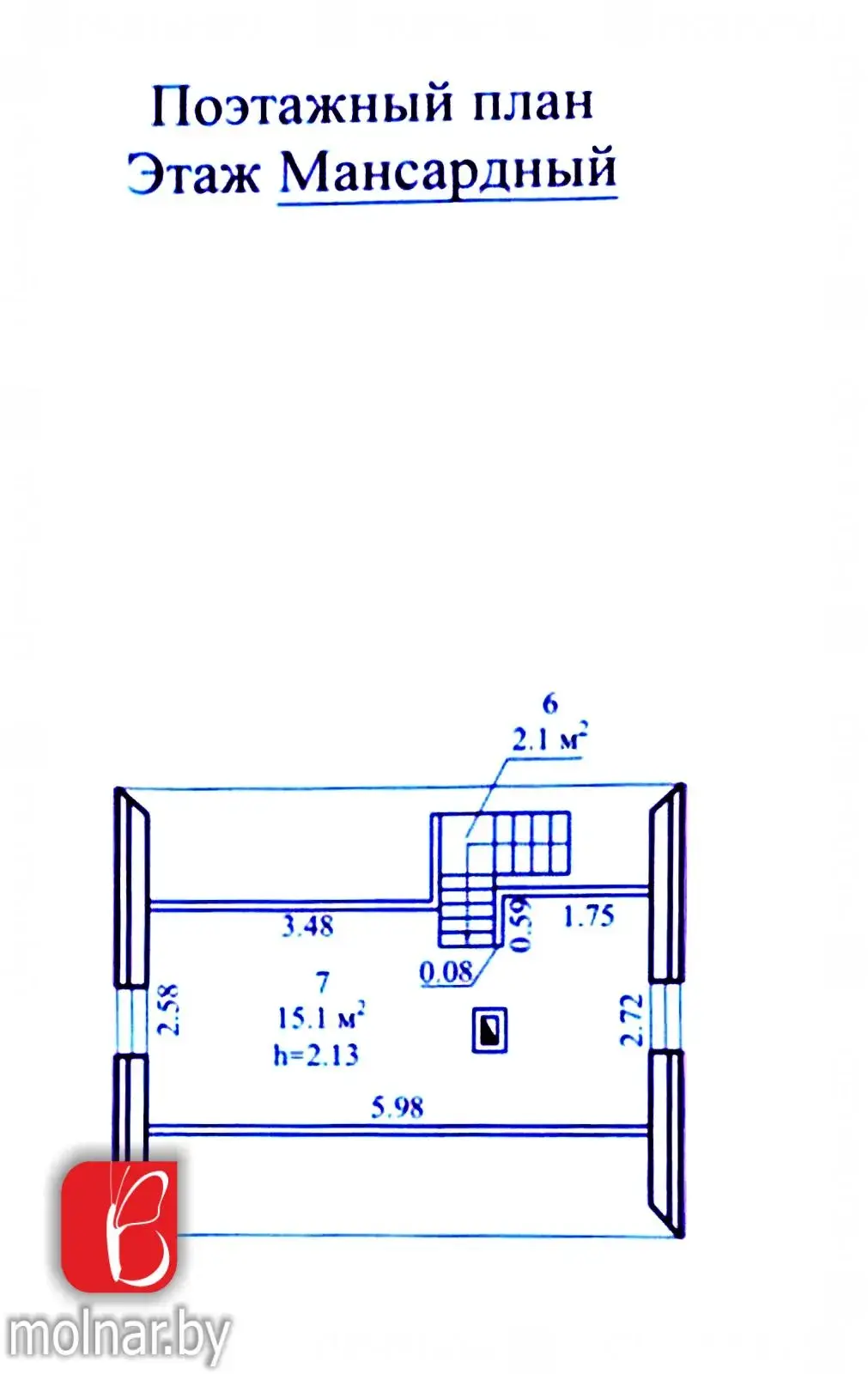 Продажа 2-этажной дачи в Сымончицы-1 Минская область, 35000USD, код 183881 - фото 18