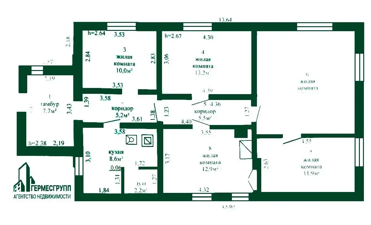 Цена продажи коттеджа, Лида, ул. Говорова, д. 21