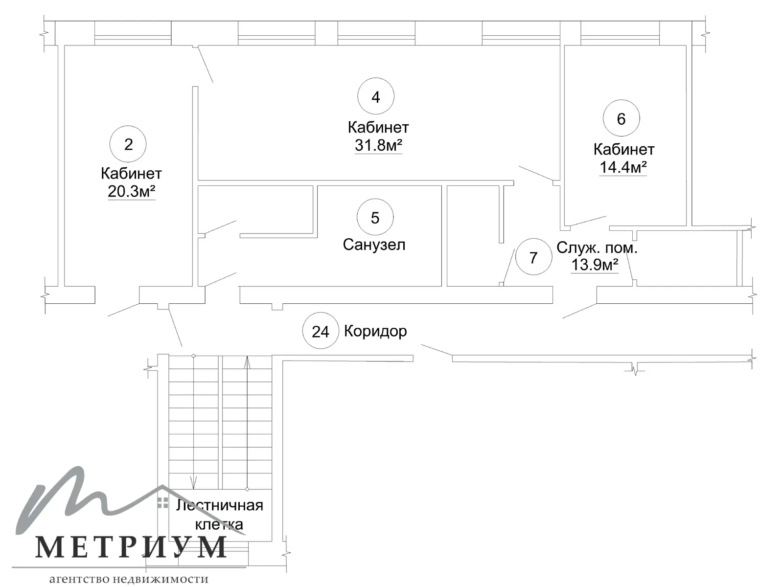 Аренда офиса на ул. Грибоедова, д. 19 в Минске, 964EUR, код 16226 - фото 13