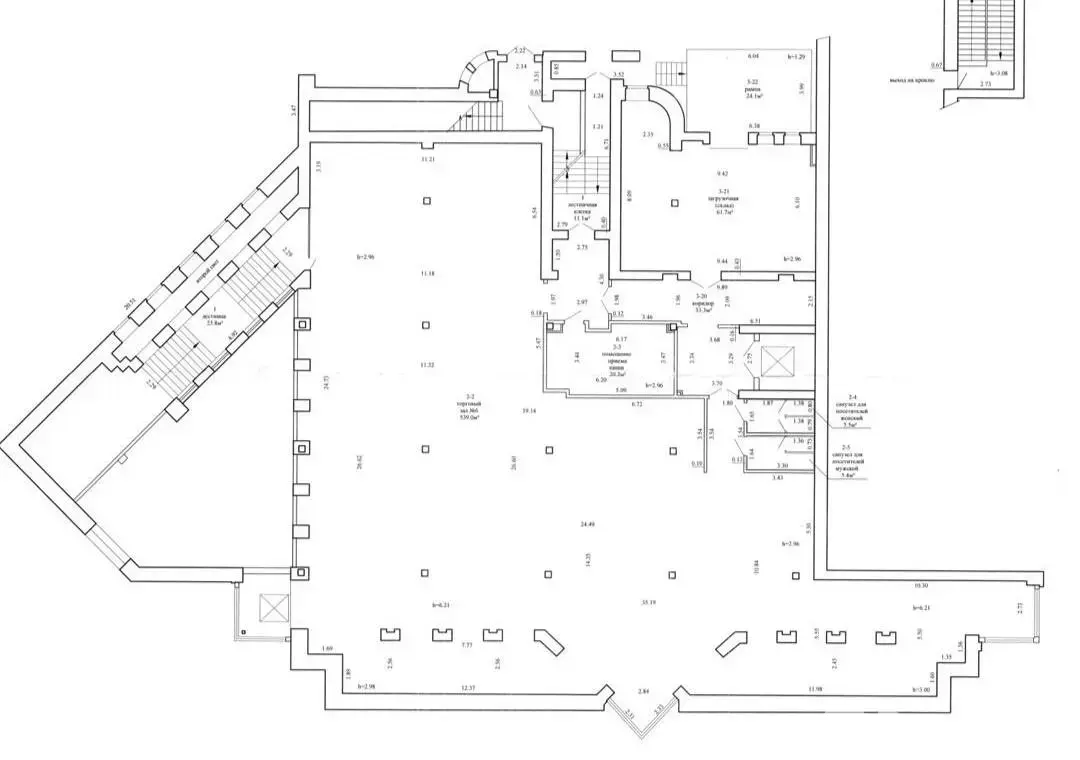 объект сферы услуг, Минск, пр-т Победителей, д. 101, стоимость аренды 19 593 р./мес.