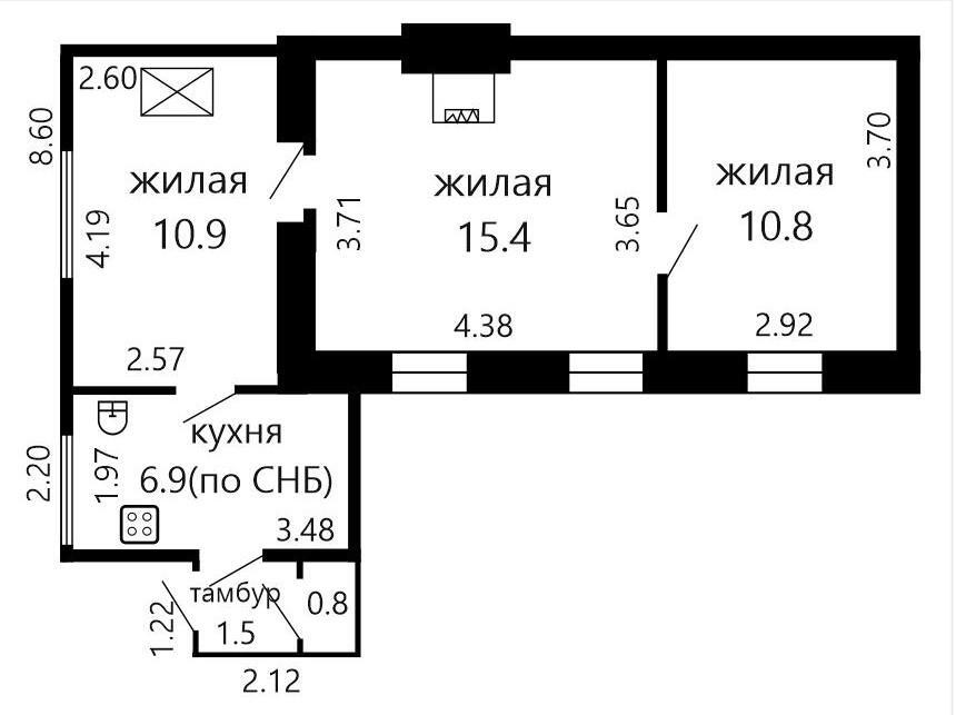 купить квартиру, Минск, пер. Автозаводской, д. 8