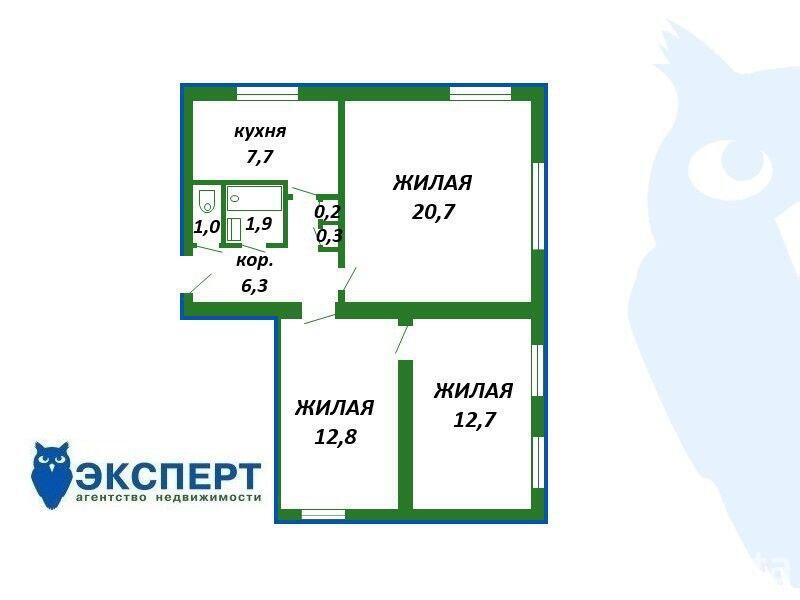 Стоимость продажи квартиры, Минск, пер. Броневой, д. 12