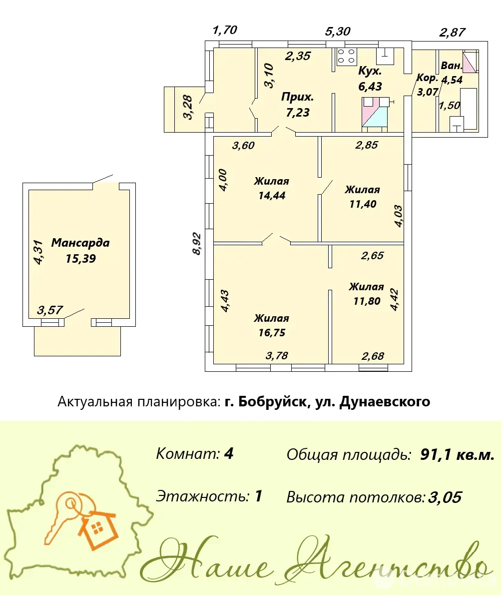 коттедж, Бобруйск, ул. Дунаевского, д. 11 - лучшее предложение
