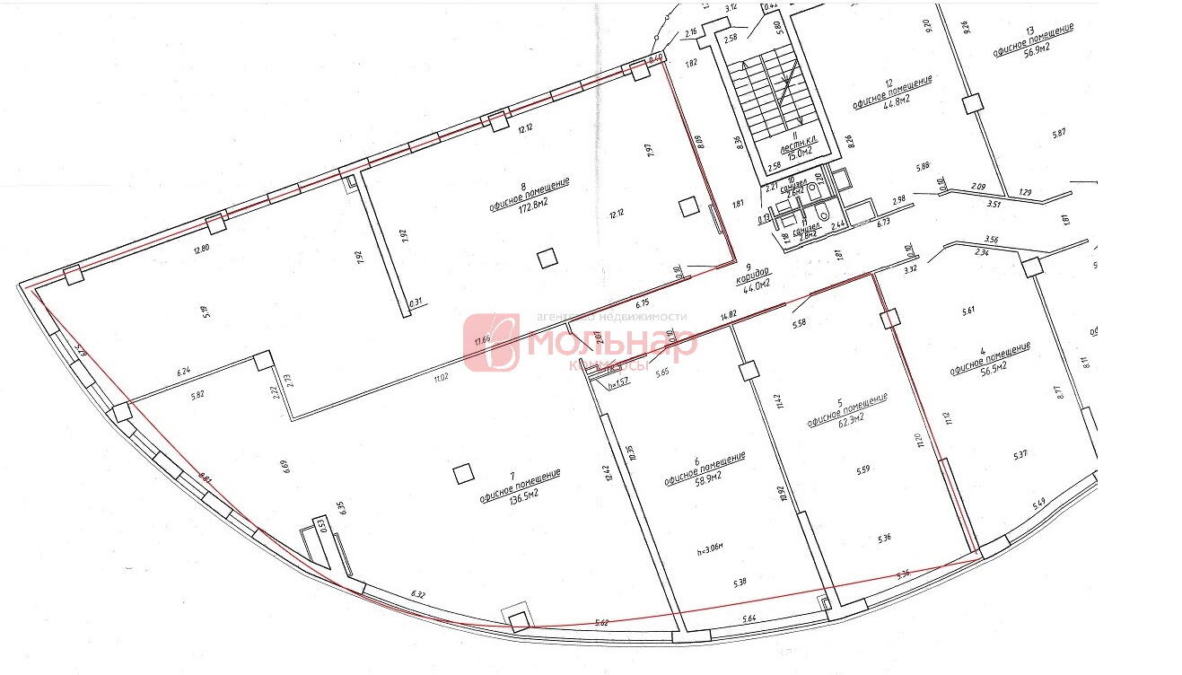 Снять офис на пр-т Партизанский, д. 178/2 в Минске, 3874EUR, код 13132 - фото 11