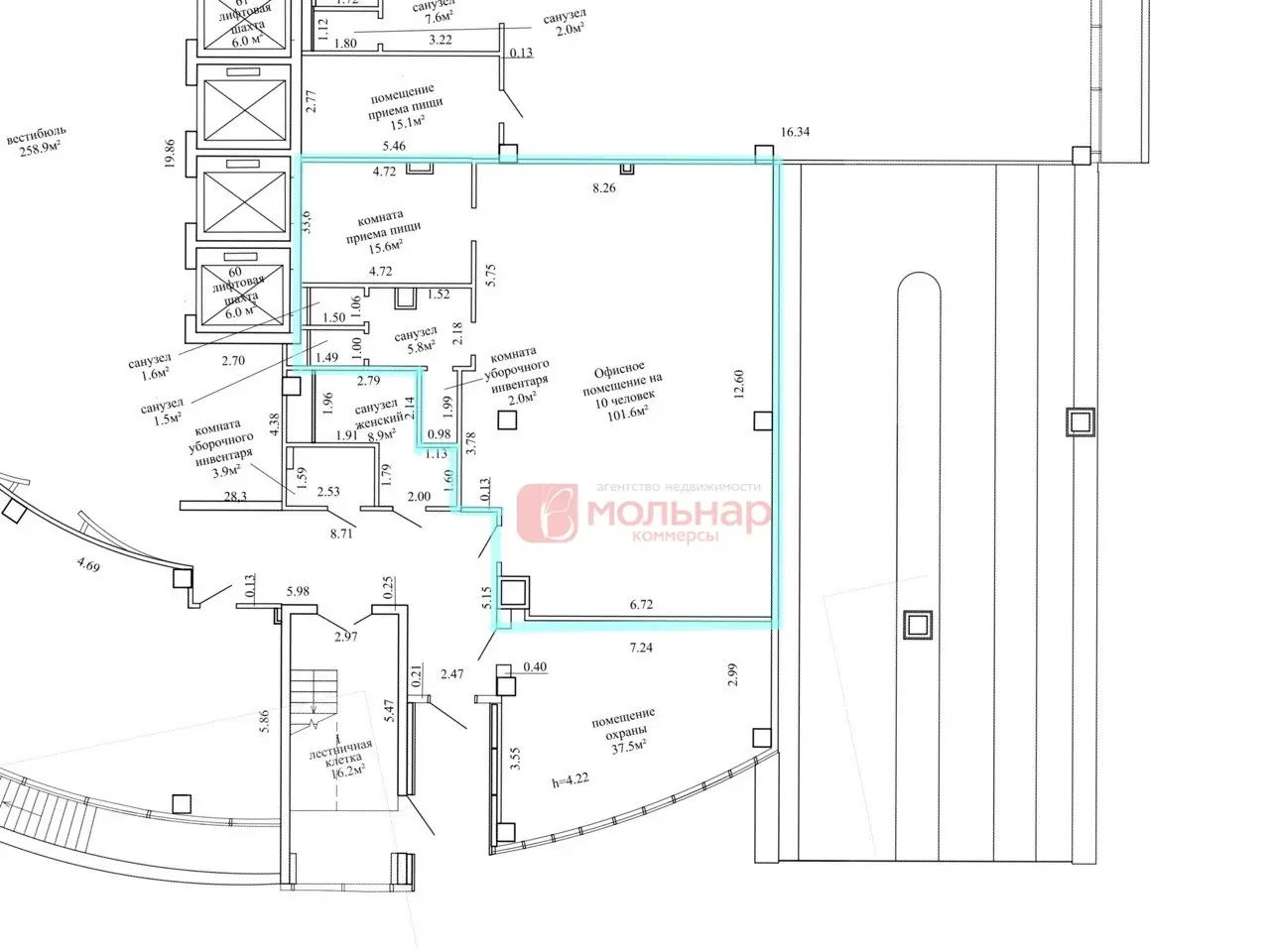 Снять офис на пр-т Победителей, д. 63В в Минске, 2305EUR, код 14200 - фото 9