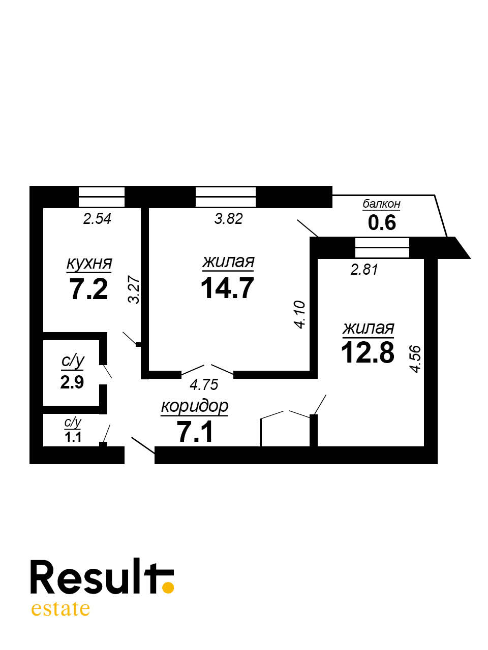 Купить 2-комнатную квартиру в Жодино, ул. Советская, д. 55, 32500 USD, код: 1022420 - фото 2