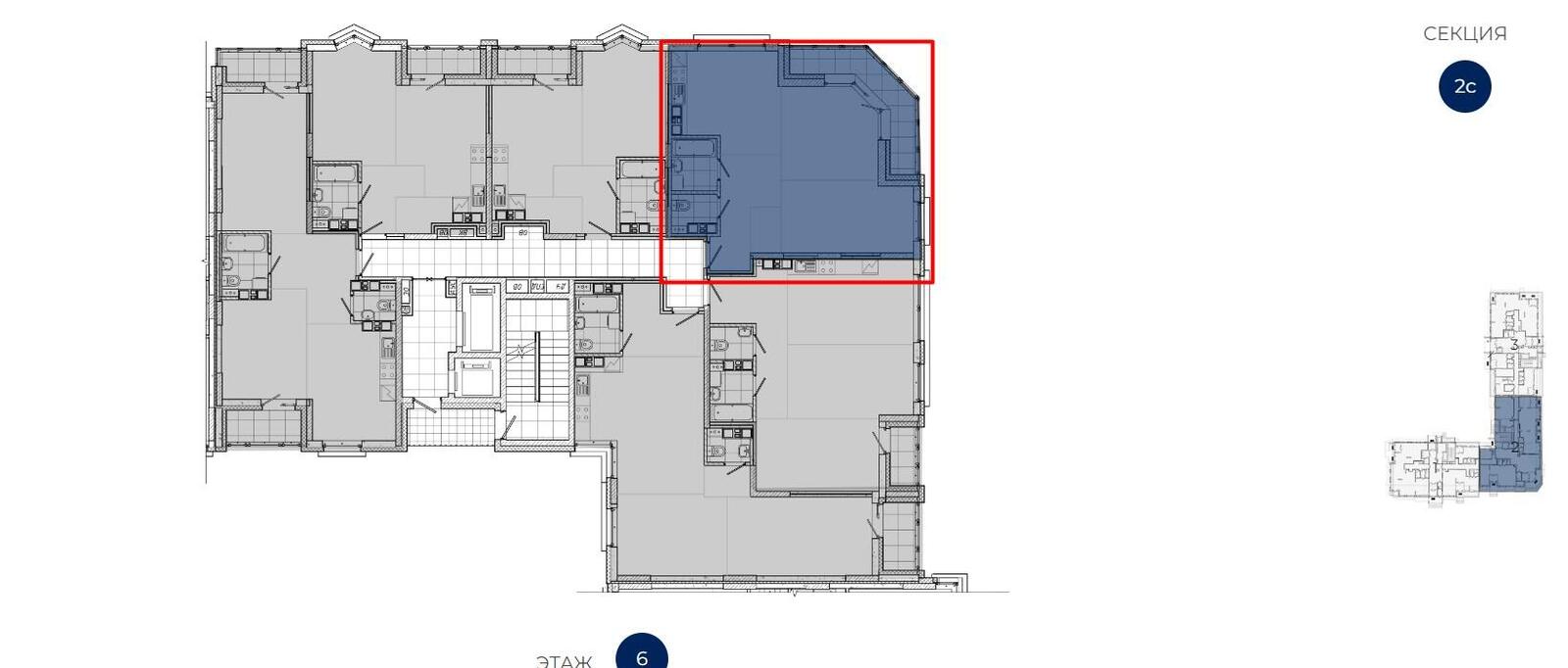 Продажа 3-комнатной квартиры в Минске, ул. Михаила Савицкого, д. 12, 82410 EUR, код: 1045107 - фото 3