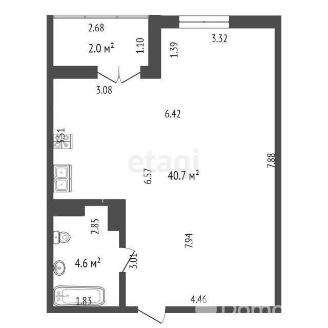 Купить 2-комнатную квартиру в Минске, пр-т Дзержинского, д. 32, 69900 USD, код: 996767 - фото 3