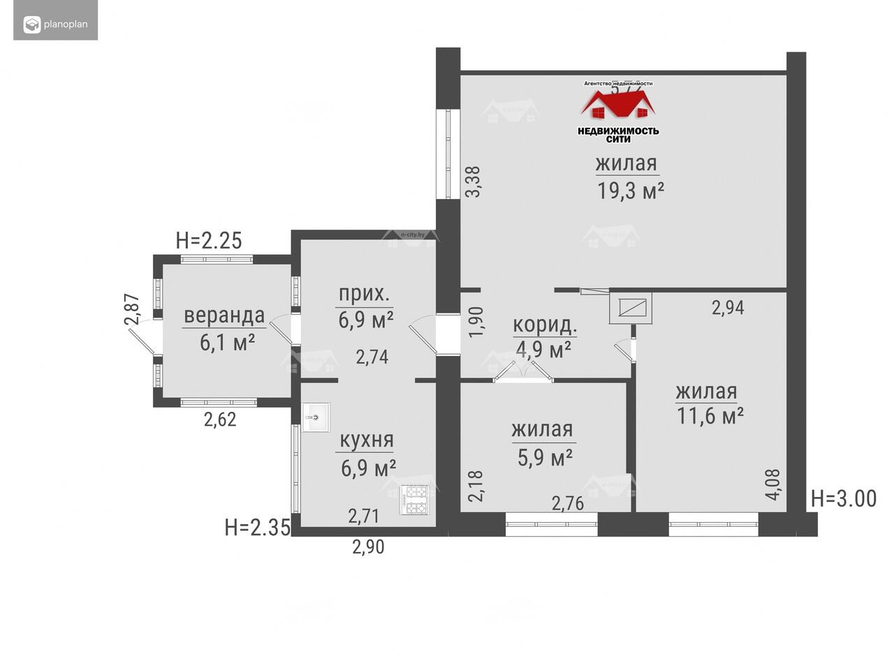 Купить 3-комнатную квартиру в Могилеве, пер. Франко, д. 13, 19000 USD, код: 1006001 - фото 6