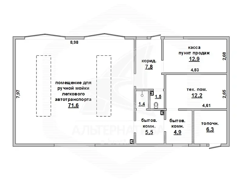 Купить помещение под сферу услуг в Бресте, - фото 11
