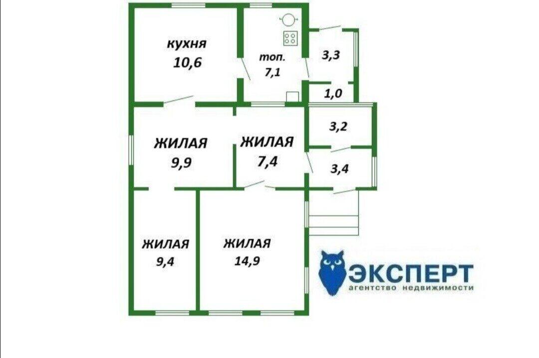 Продажа 1-этажного дома в Дзержинске, Минская область ул. Дзержинского, д. 39, 35000USD, код 631842 - фото 1