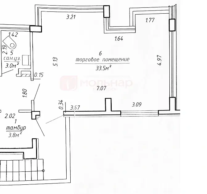 Аренда торговой точки на ул. Городецкая, д. 22 в Минске, 610EUR, код 967639 - фото 11