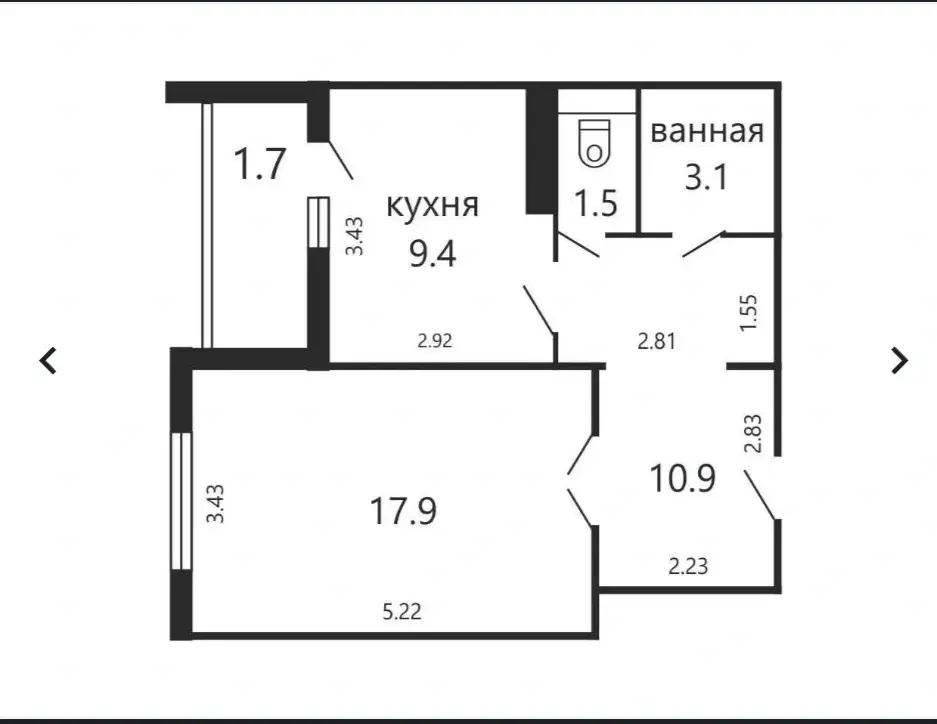 квартира, Минск, ул. Шаранговича, д. 74, стоимость аренды 994 р./мес.