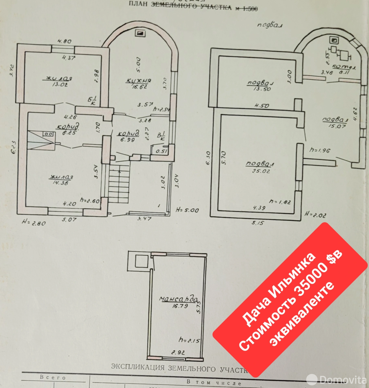 Цена продажи дачи, Ильинка-2010, 