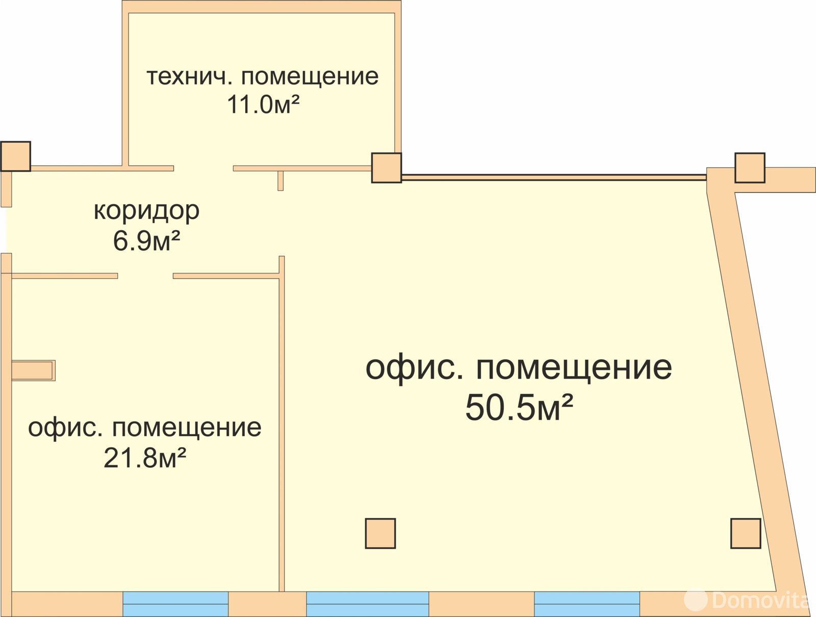 Купить офис на ул. Мележа, д. 5/2 в Минске, 731860BYN, код 10532 - фото 2