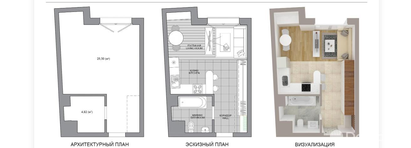 Купить 1-комнатную квартиру в Минске, пр-т Мира, д. 11/4, 31024 EUR, код: 1024258 - фото 4