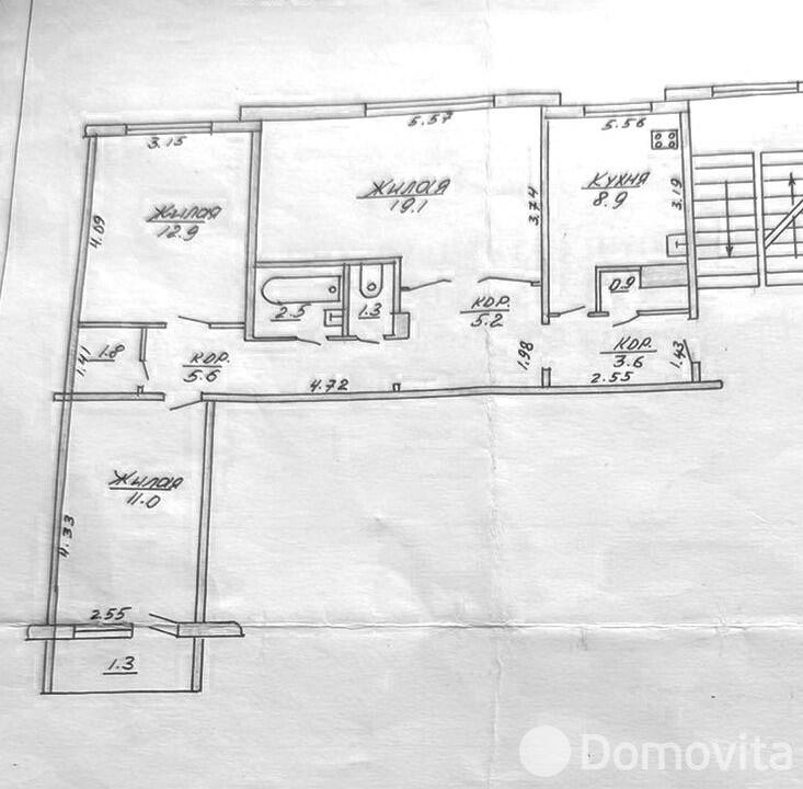 Купить 3-комнатную квартиру в Гродно, ул. Репина, д. 45, 42000 USD, код: 1079787 - фото 6