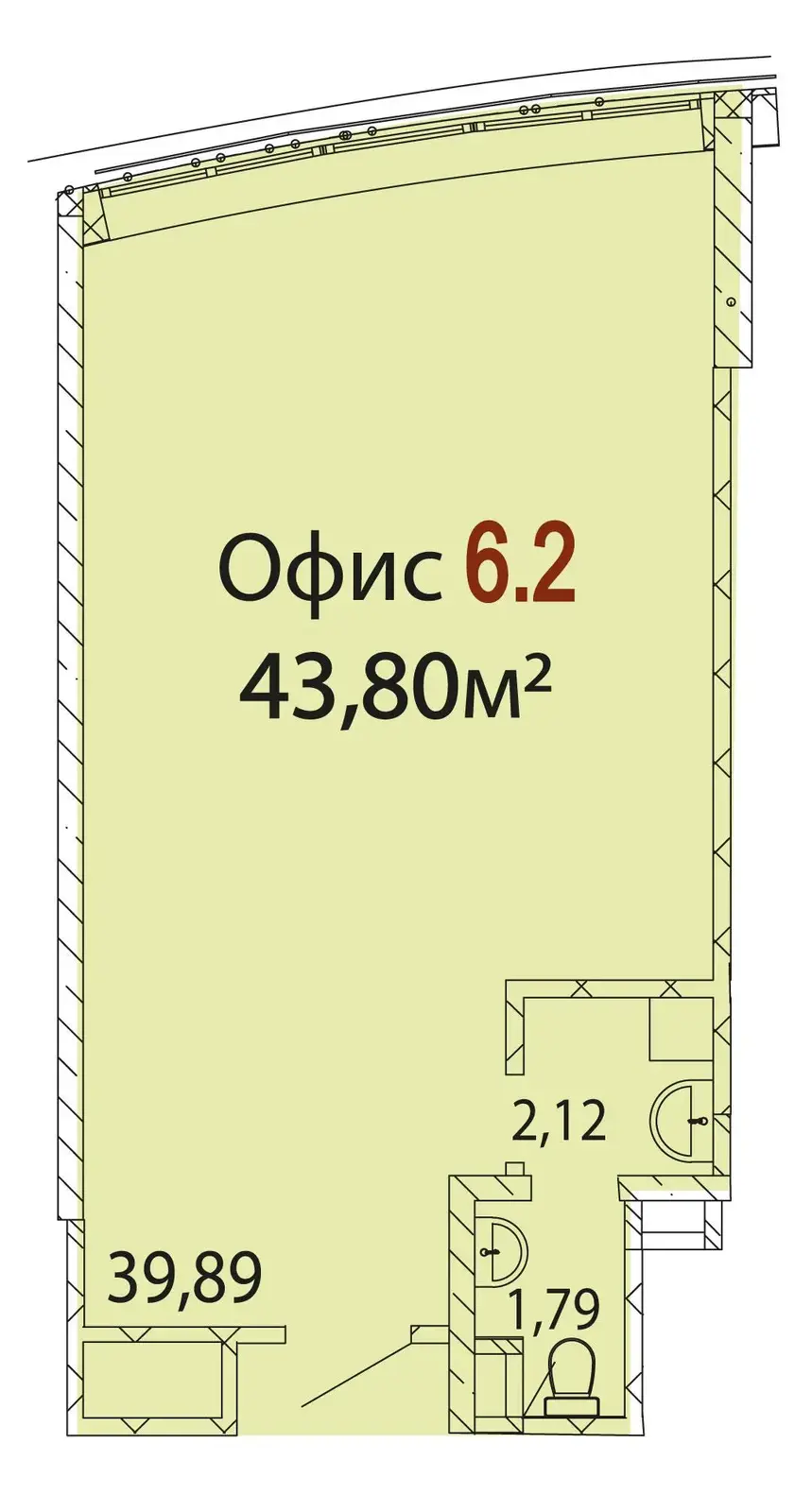 Купить офис на ул. Кропоткина, д. 63/1 в Минске, 87600USD, код 9259 - фото 3