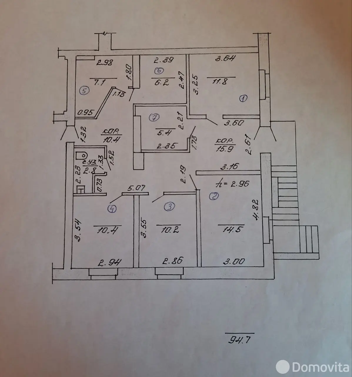 Купить офис на ул. 1-я Пролетарская, д. 7 в Витебске, 51500USD, код 10052 - фото 11