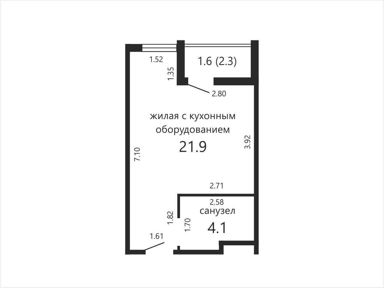 Купить 1-комнатную квартиру в Минске, ул. Николы Теслы, д. 23, 74900 USD, код: 1068151 - фото 2