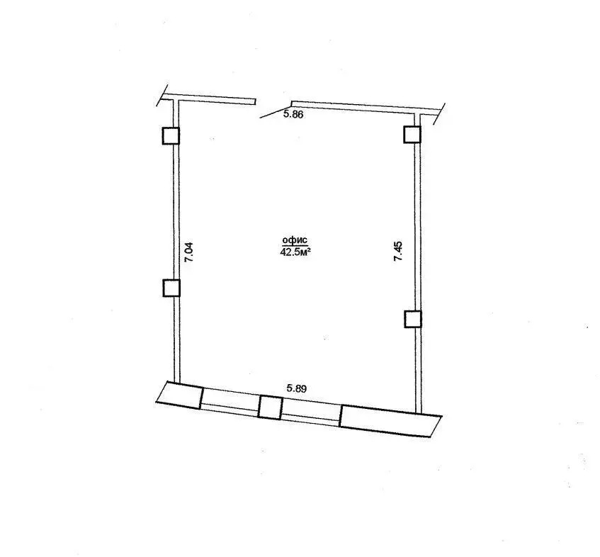 Аренда офиса на ул. Платонова, д. 1/Б в Минске, 340USD, код 15392 - фото 4