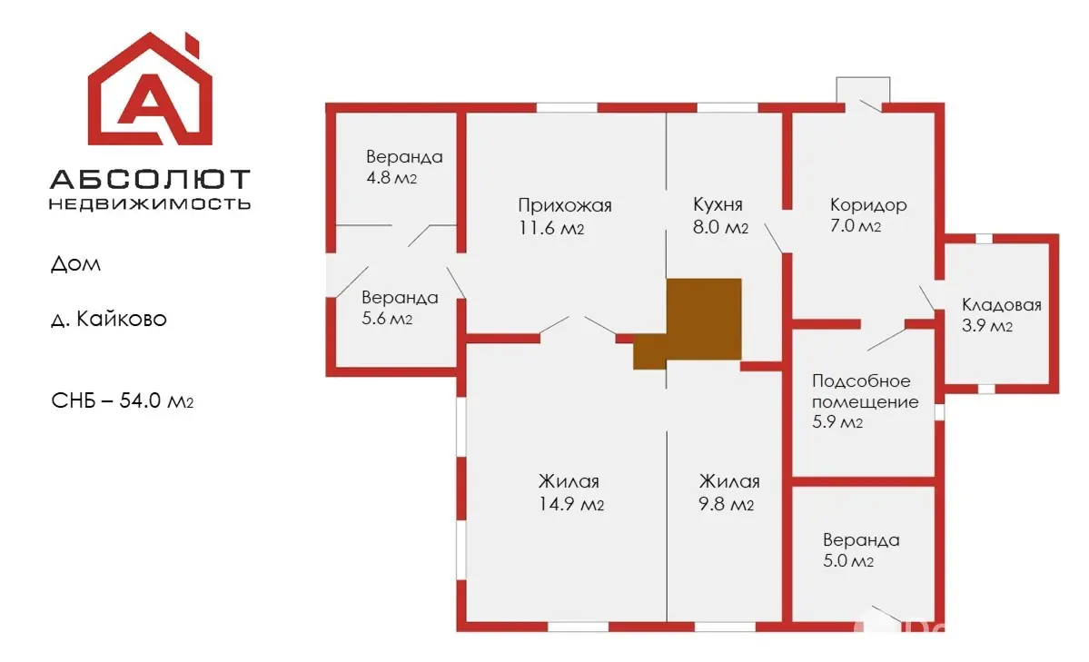 дом, Кайково,