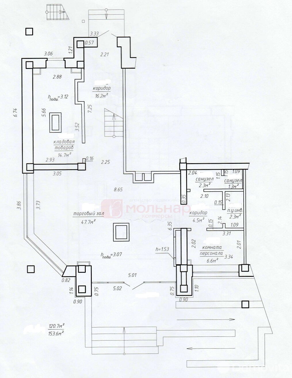 Аренда торгового помещения на ул. Громова, д. 28 в Минске, 2304EUR, код 965016 - фото 2