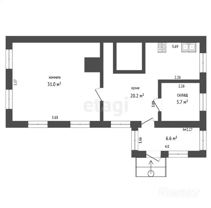 коттедж, Дубок, , стоимость продажи 49 300 р.