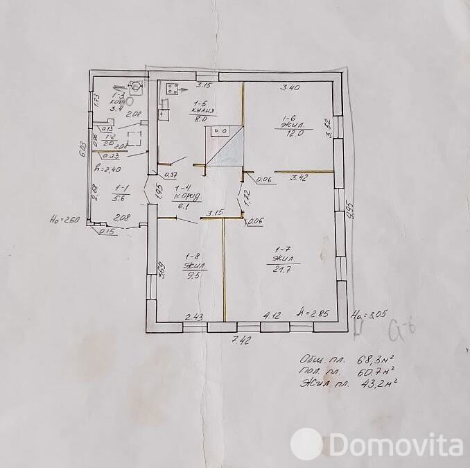 Стоимость продажи дома, Крупица, ул. Колхозная, д. 19