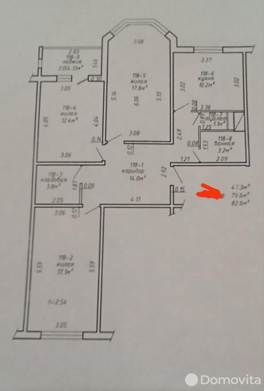 Стоимость продажи квартиры, Минск, ул. Юрия Семеняко, д. 21