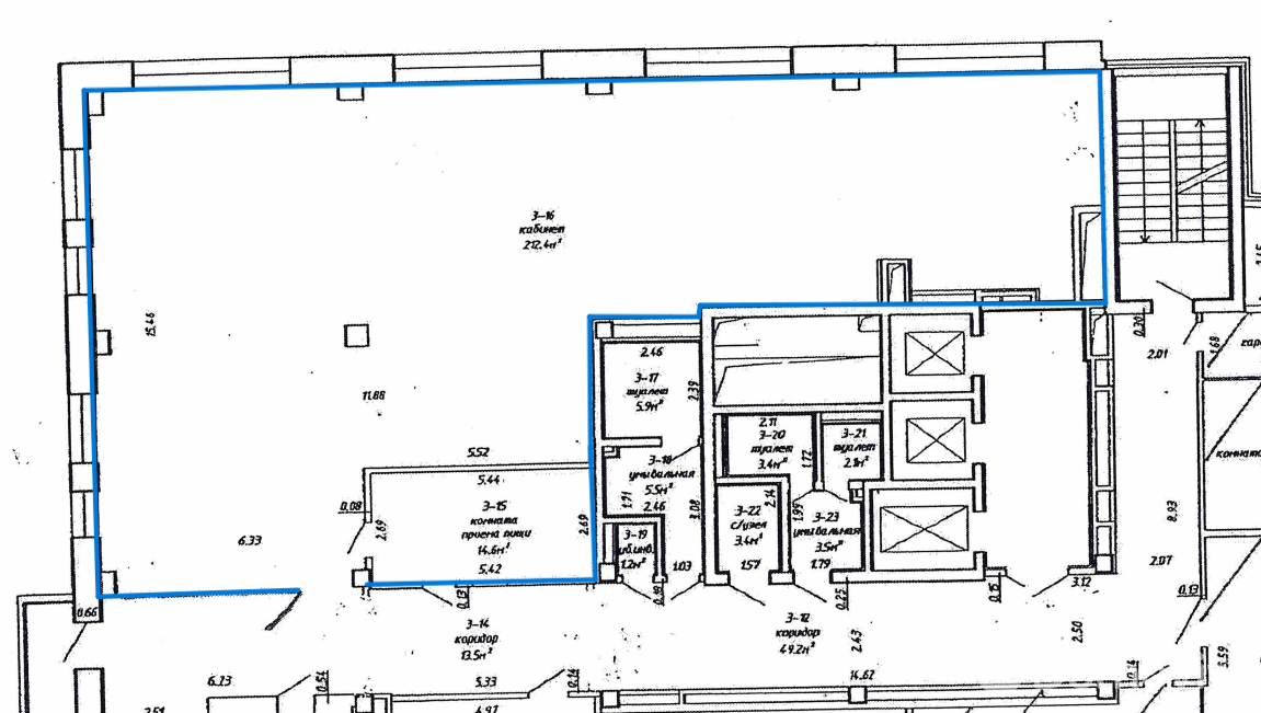 Аренда офиса на ул. Клары Цеткин, д. 51А в Минске, 2724EUR, код 12521 - фото 2